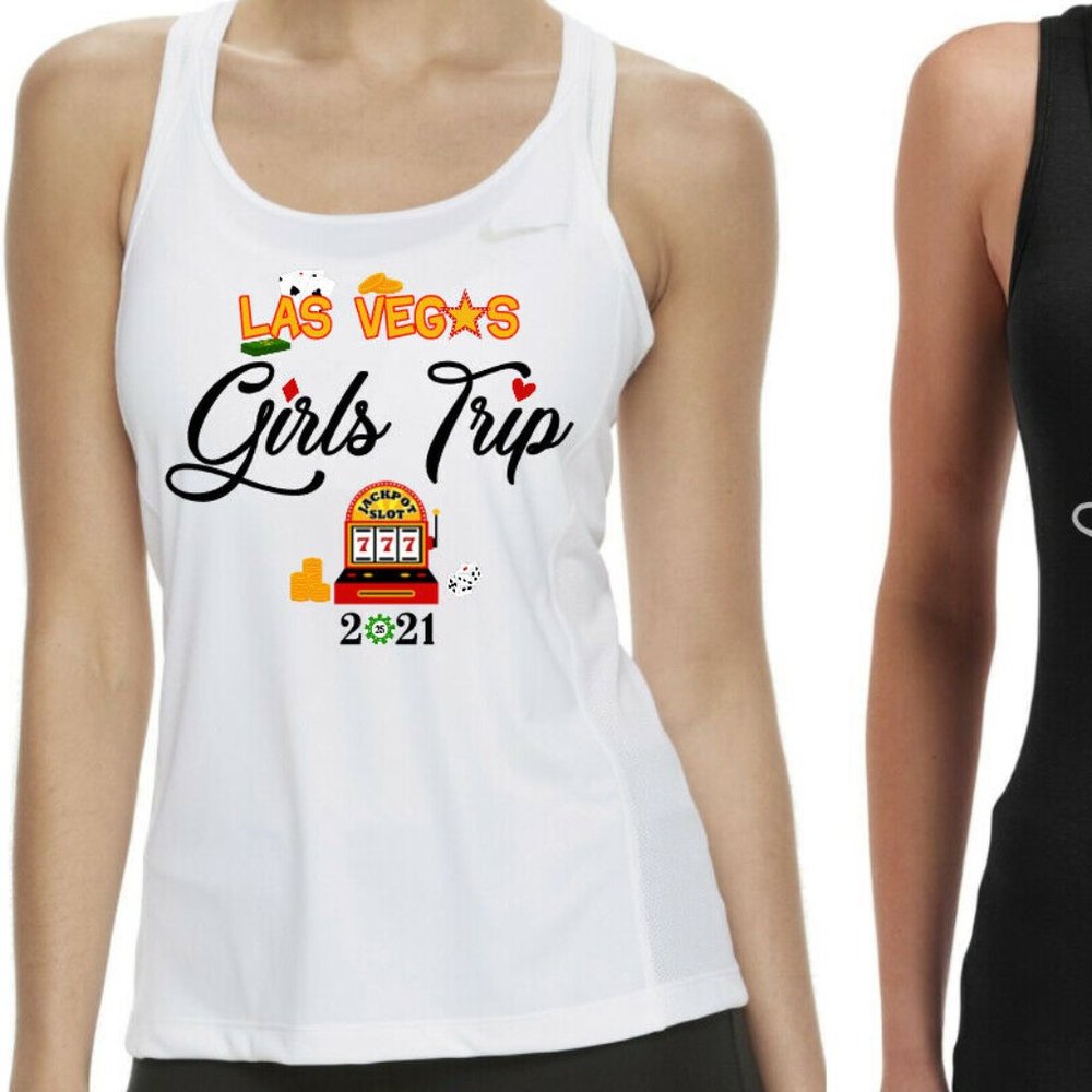 Las Vegas Girls trip 2021 Tank top (white)